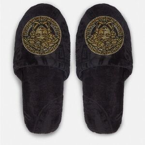 Versace home soft bath slippers NWOT
